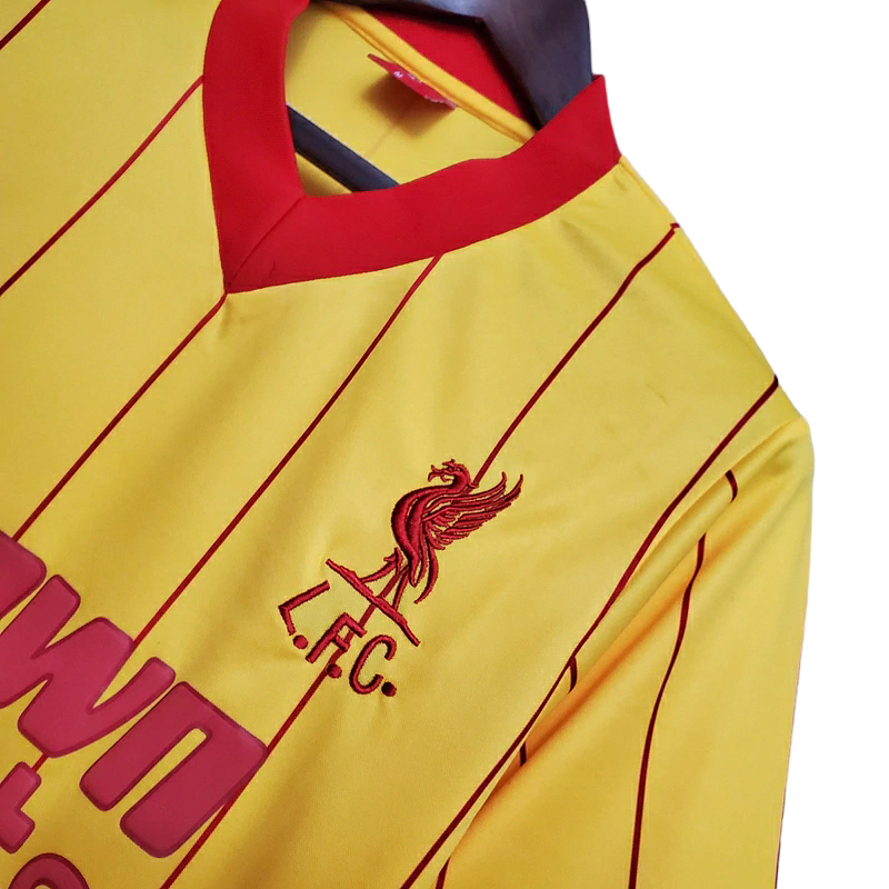 Camisa Liverpool 1984 - Retrô Umbro - Amarela
