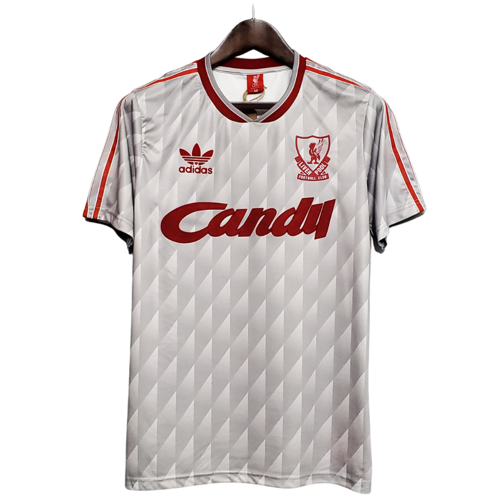 Camisa Liverpool II 1989/1991 - Retrô Adidas - Cinza