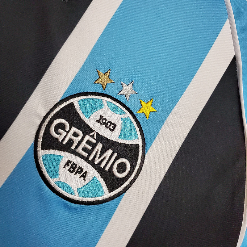 Camisa Grêmio I 2000 - Retrô Kappa - Azul e preta
