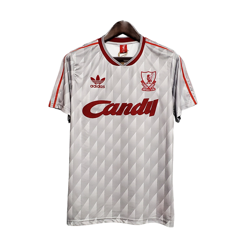 Camisa Liverpool 1989/1991 - Retrô Adidas - Cinza