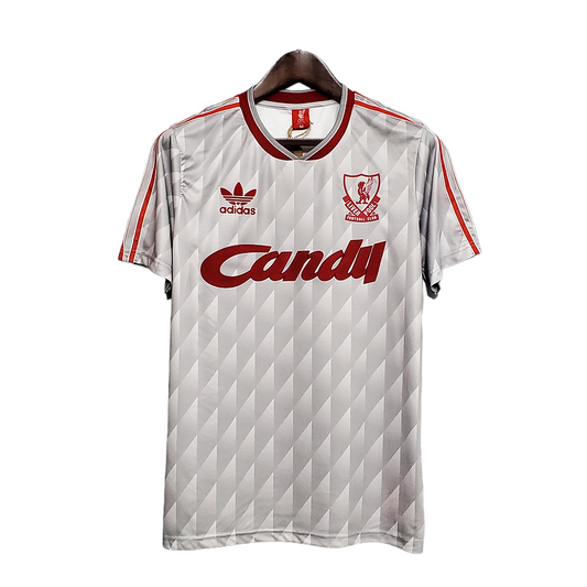 Camisa Liverpool 1989/1991 - Retrô Adidas - Cinza