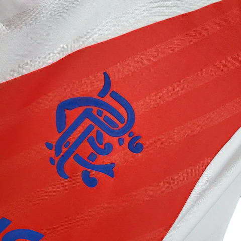 Camisa Rangers 1987/1988 - Retrô Umbro - Branca e Vermelha