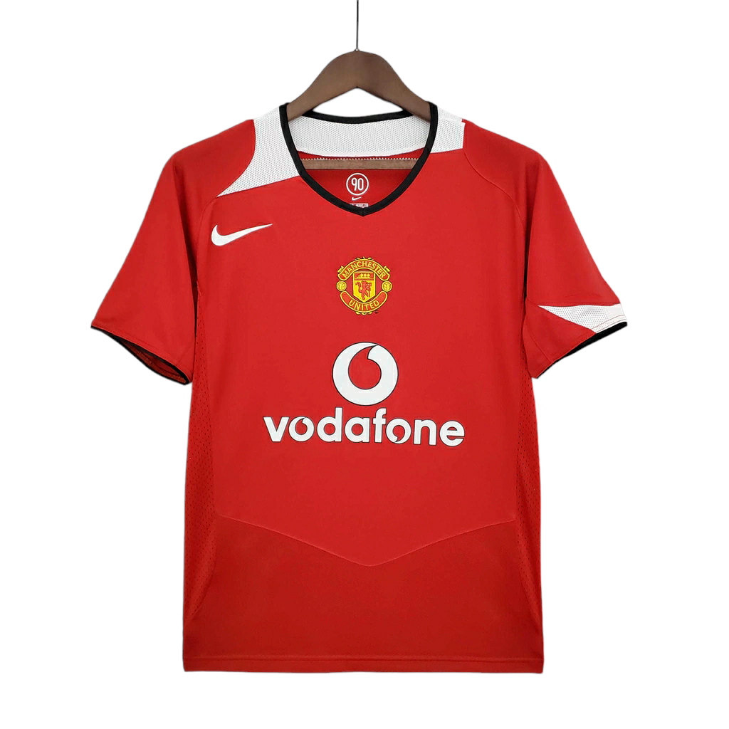 Camisa Manchester United 2004/2006 - Retrô Nike - Vermelha