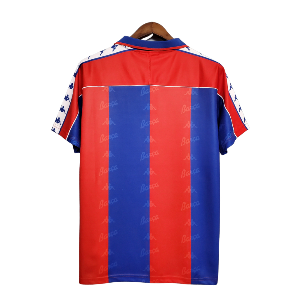 Camisa Barcelona I 1992/1995 - Retrô Kappa - Vermelha