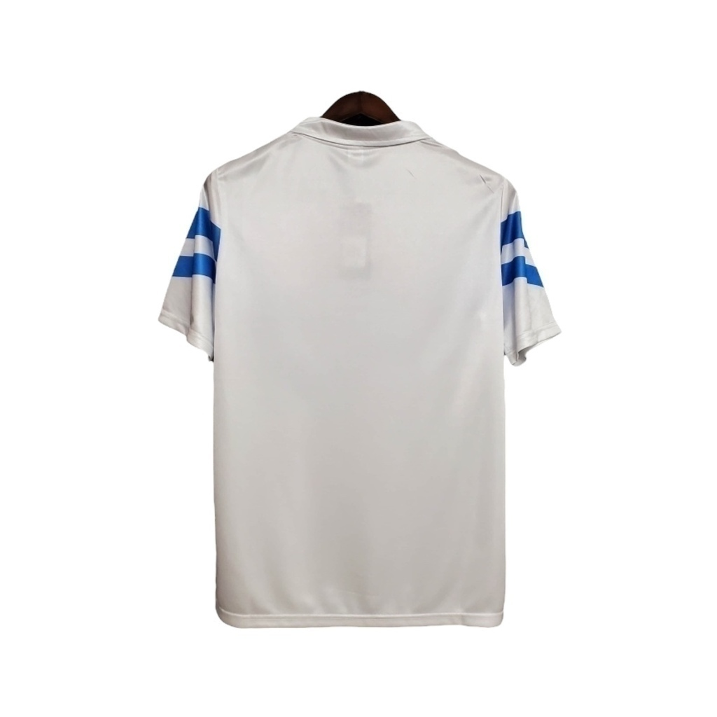 Camisa Napoli II 1988/1989 - Retrô Ennere - Branca com detalhes em azul