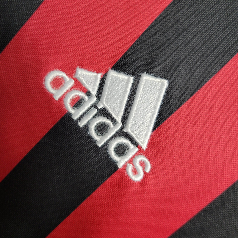 Camisa AC Milan I 2016/2017 - Retrô Adidas - Vermelha e preta