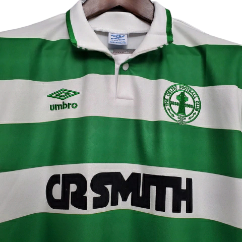 Camisa Celtic 1987/1989 - Retrô Umbro - Verde e Branca