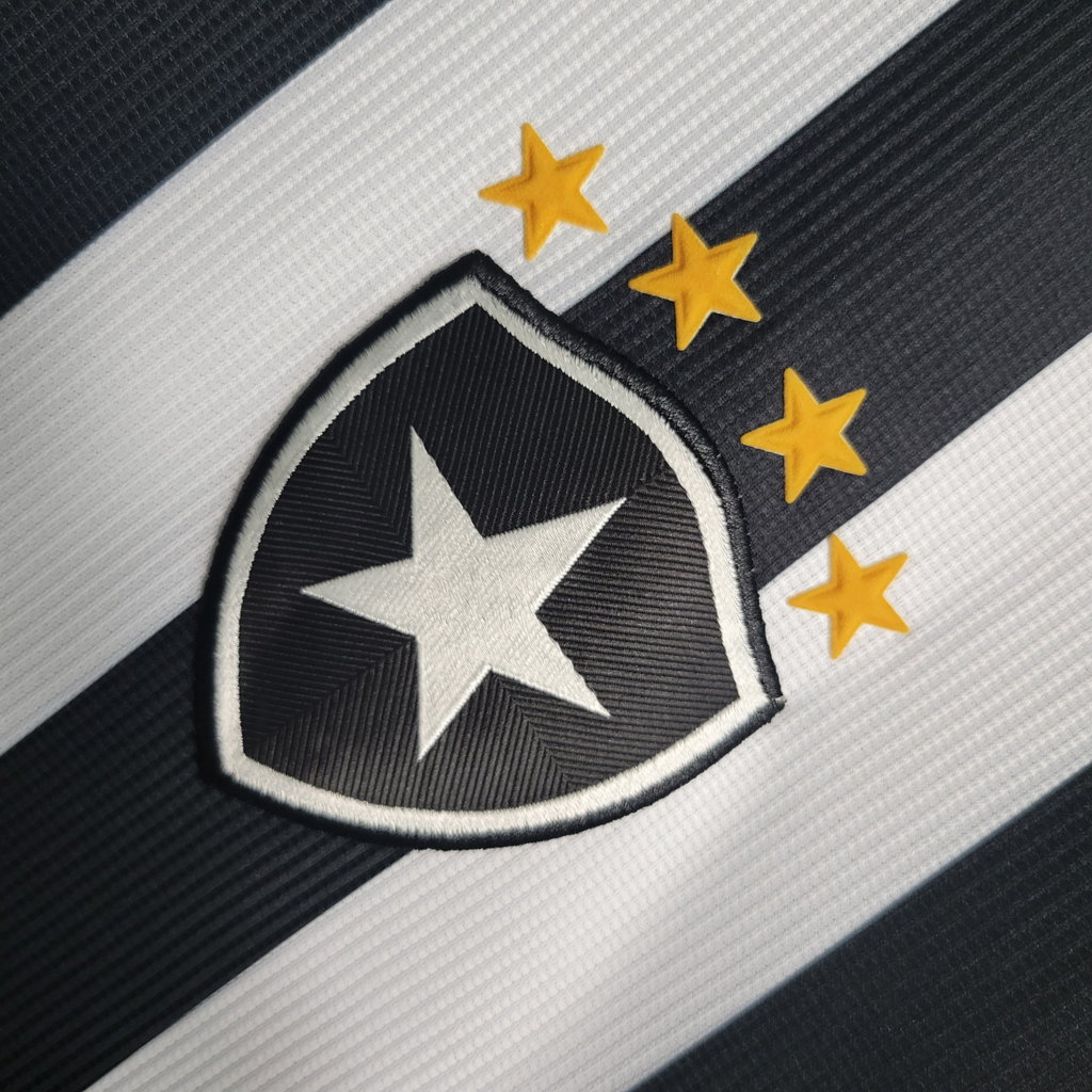 Camisa Botafogo l 1999/2000 - Retrô Topper - Preta e Branca