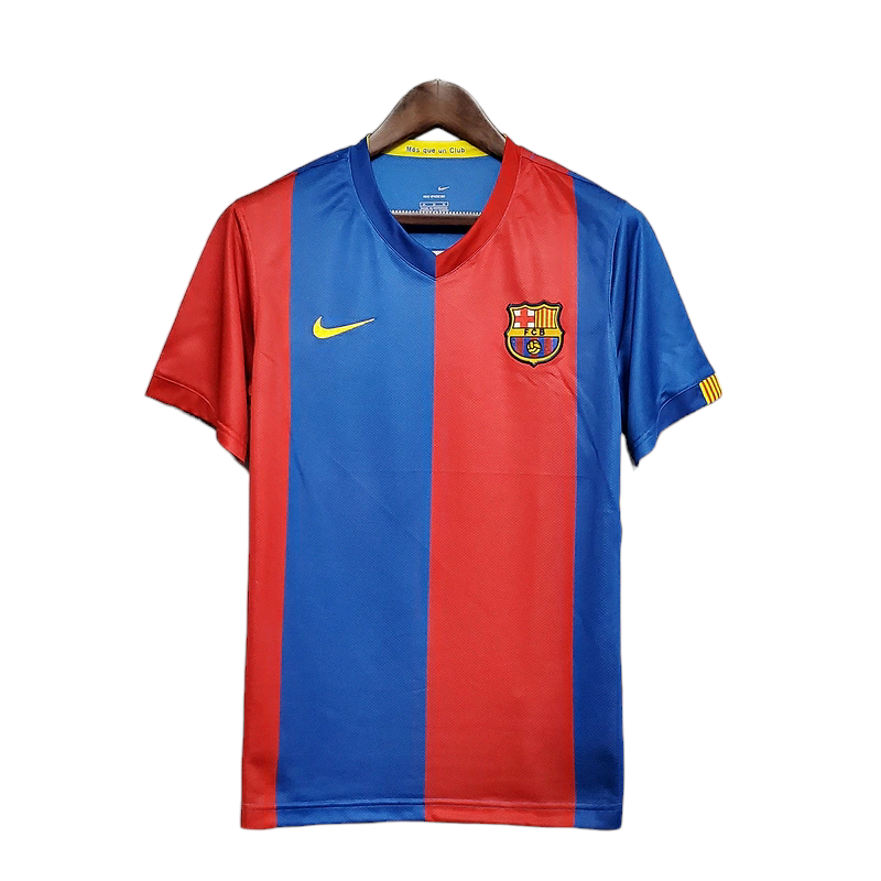 Camisa Barcelona 2006/2007 - Retrô Nike - Azul e Grená