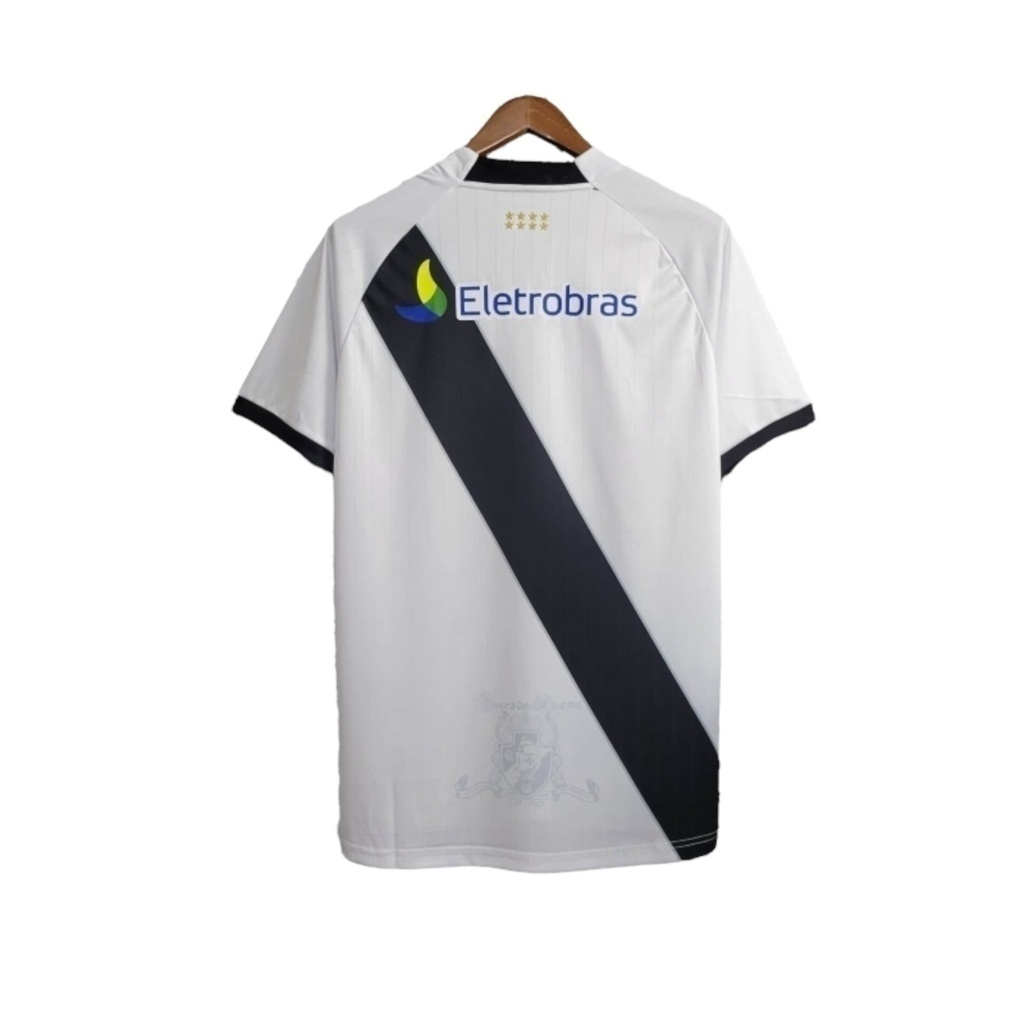 Camisa Vasco da Gama II 2010 - Retrô Penalty - Branca com detalhes em preto e com patrocínio