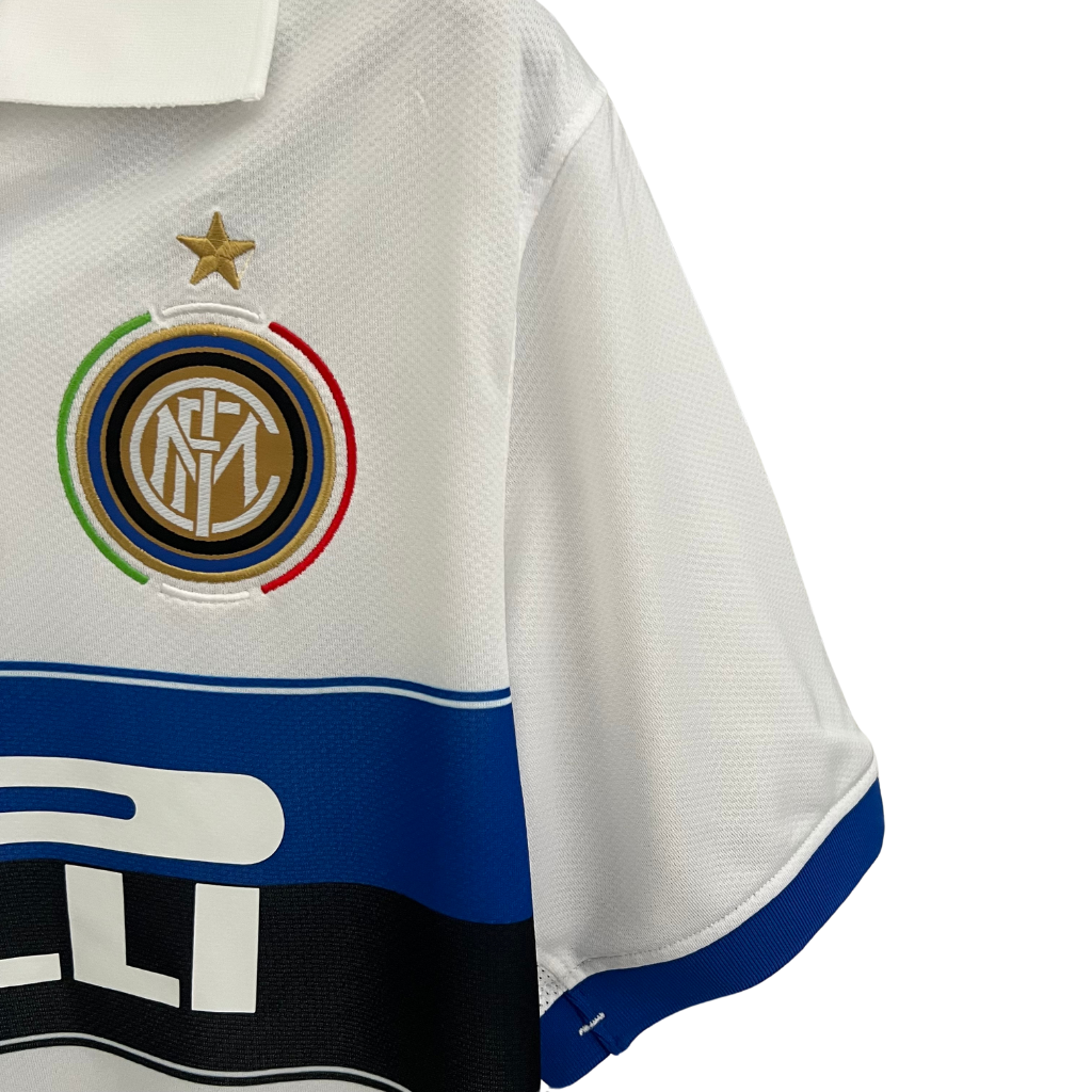 Camisa Inter de Milão II 2009/2010 - Retrô Nike - Branca