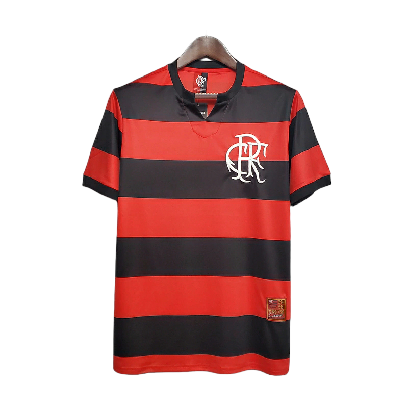 Camisa Flamengo 1978/1979 - Retrô - Vermelha e Preta