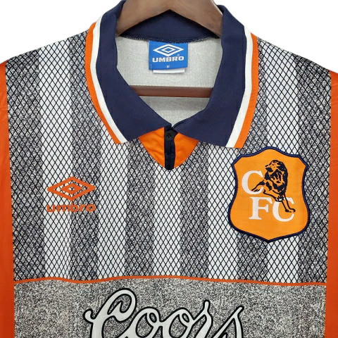 Camisa Chelsea 1994/1996 - Retrô Umbro - Cinza