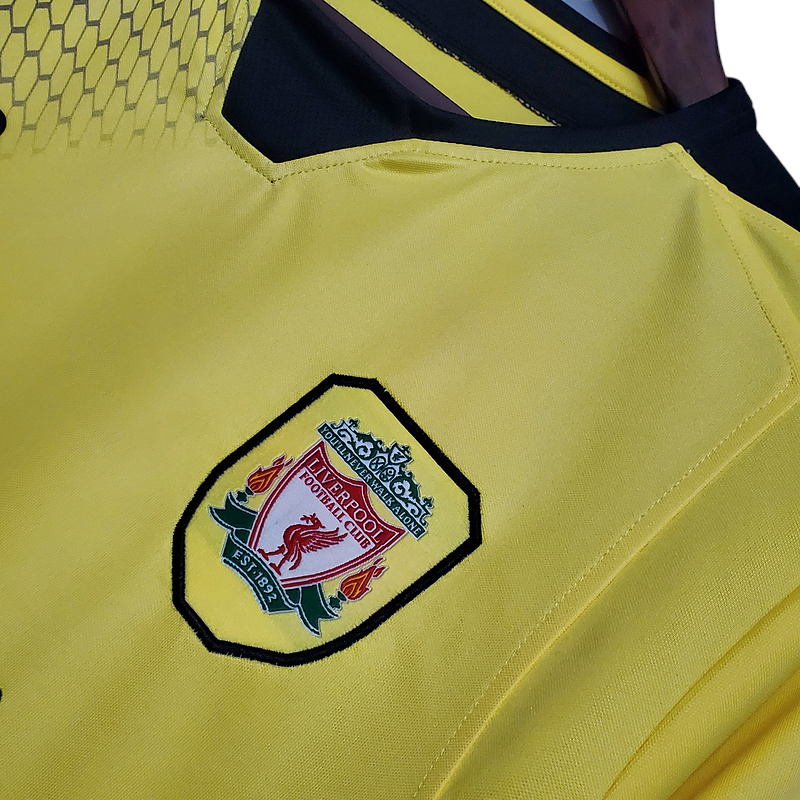 Camisa Liverpool 2004/2005 - Retrô Reebok - Amarela