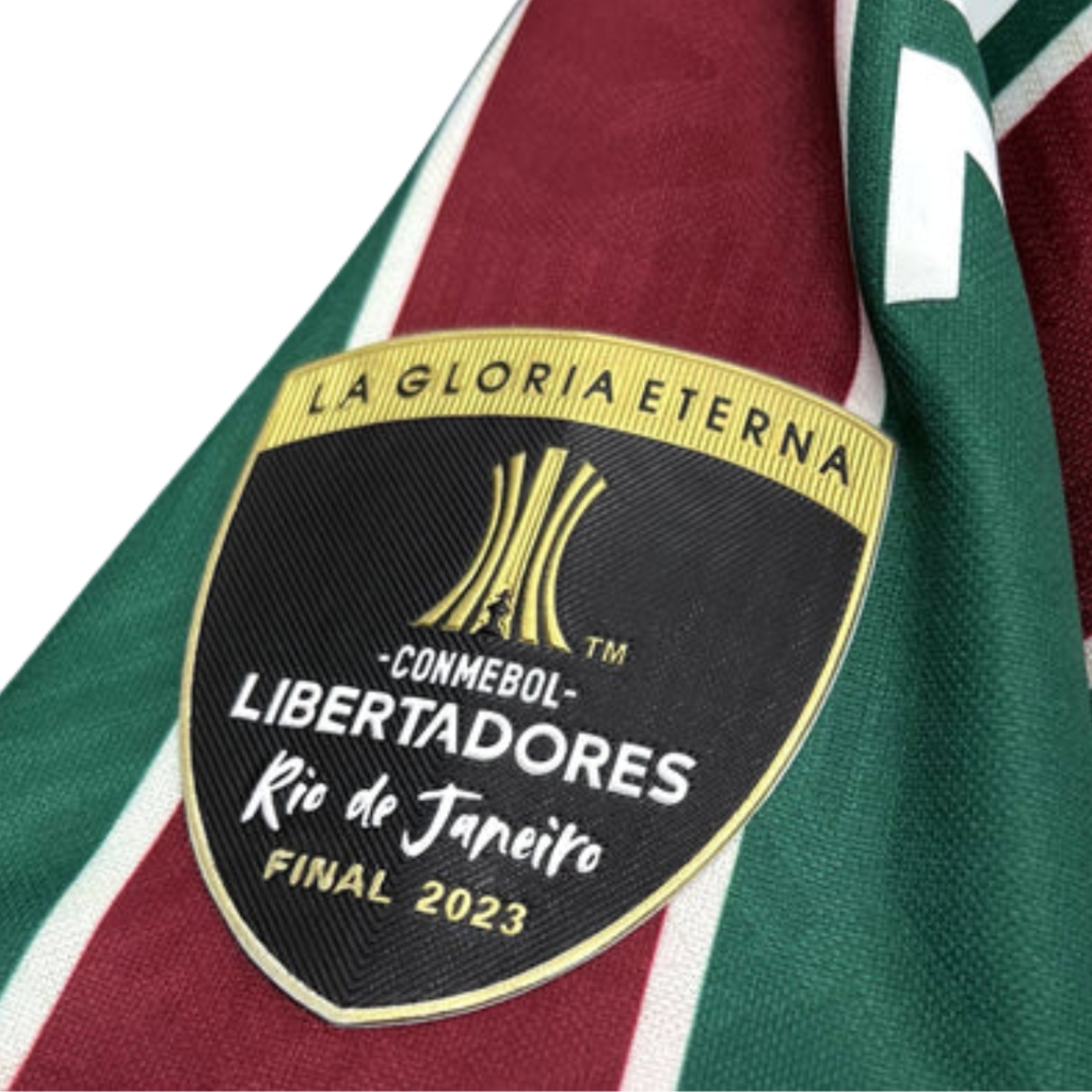 Camisa Fluminense I 23/24 Edição da Final da Libertadores 2023 - Torcedor Umbro Masculina - Tricolor