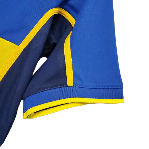 Camisa Boca Juniors 2002 - Retrô Nike - Azul e Amarela