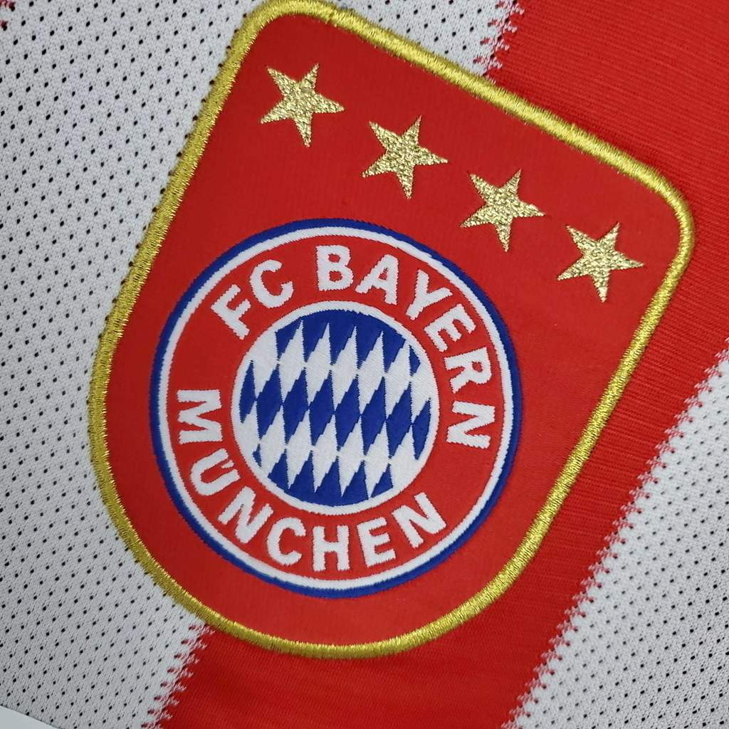 Camisa Bayern Munich 2010/2011 - Retrô Adidas - Vermelha e branca