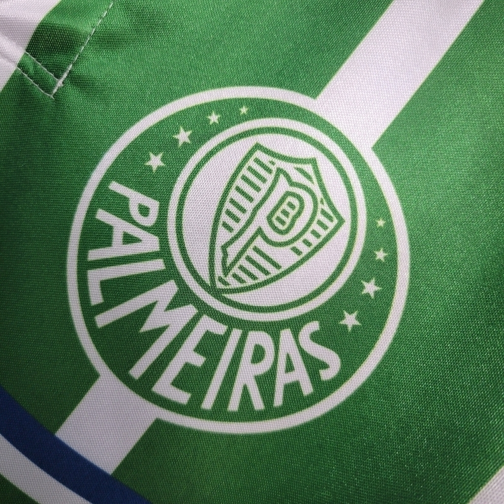 Camisa Palmeiras I 1993 - Retrô Foward - Verde com listras em branco