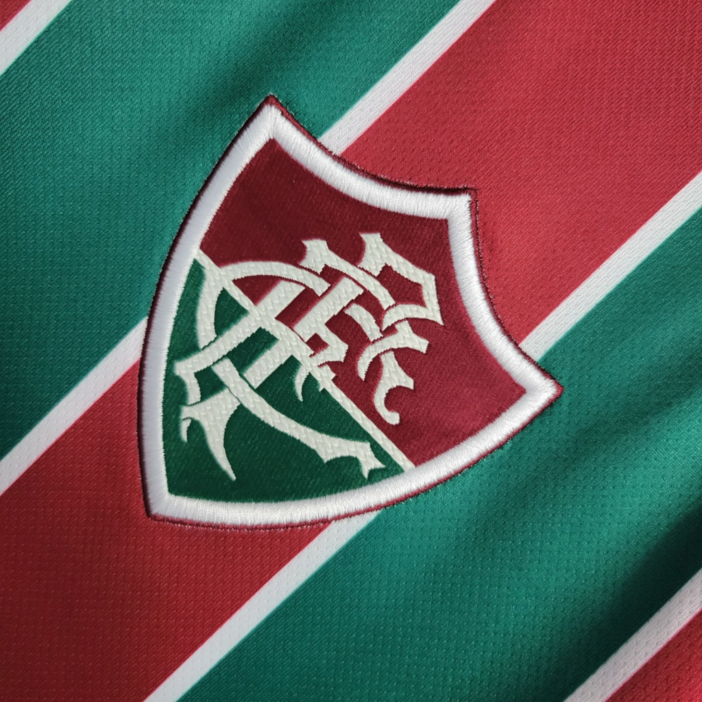 Camisa Fluminense I 23/24 Edição da Final da Libertadores 2023 - Torcedor Umbro Masculina - Tricolor