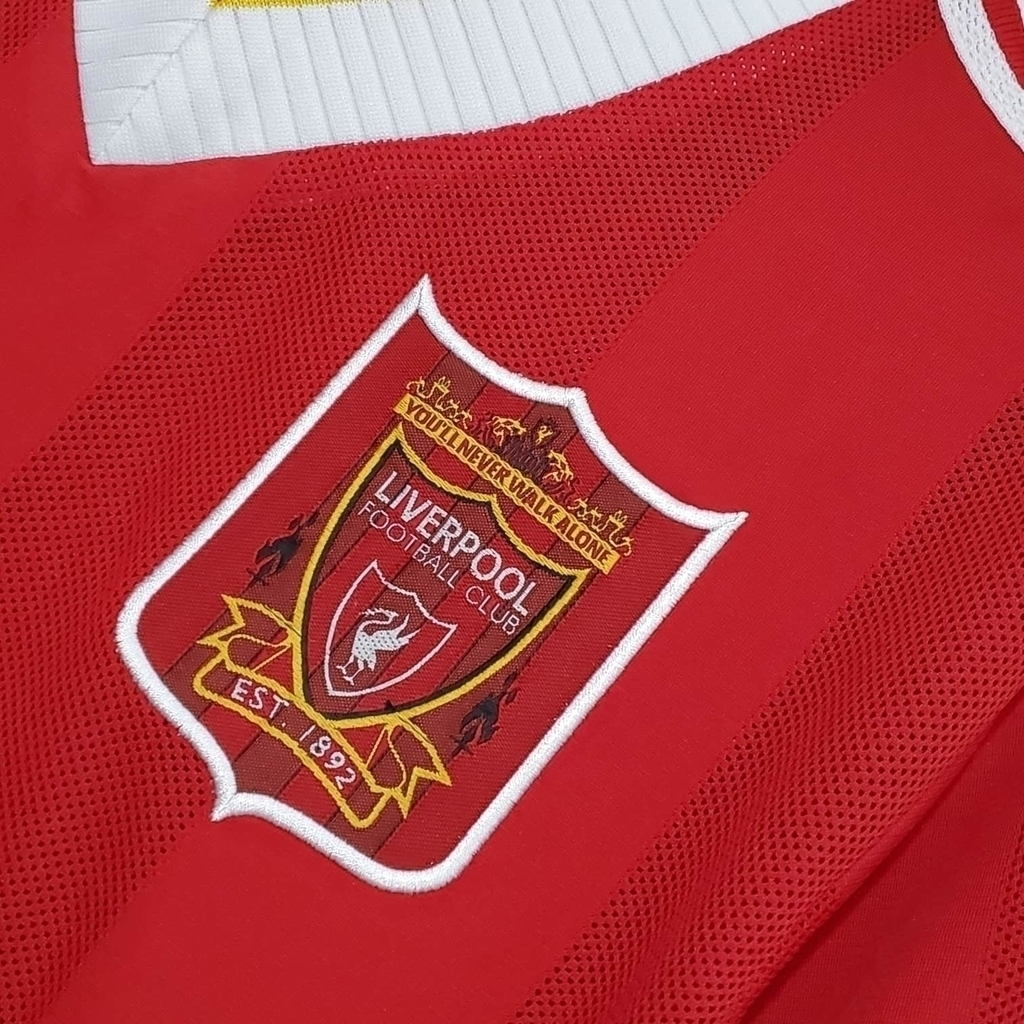 Camisa Liverpool 1996/1997 - Retrô Adidas - Vermelha e branca
