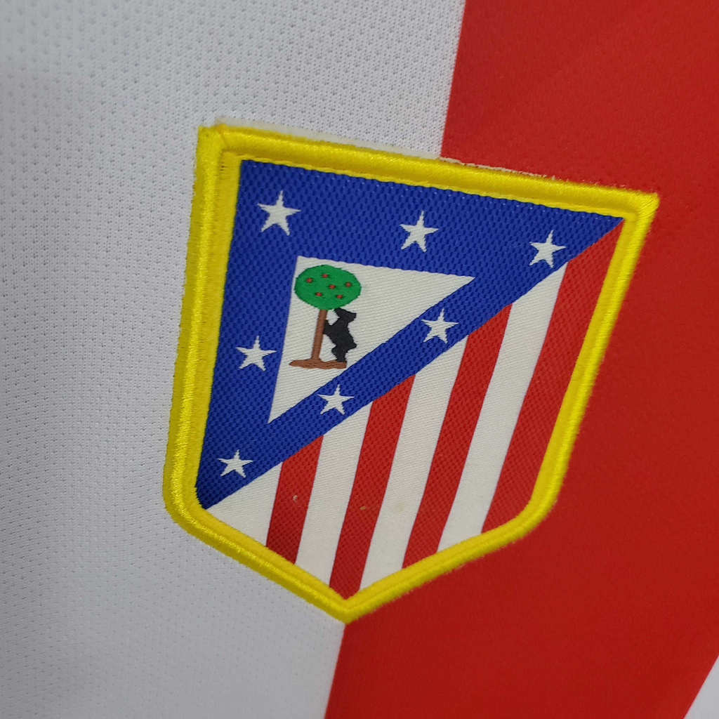 Camisa Atlético Madrid 2014/2015 - Retrô Nike - Branca e Vermelha