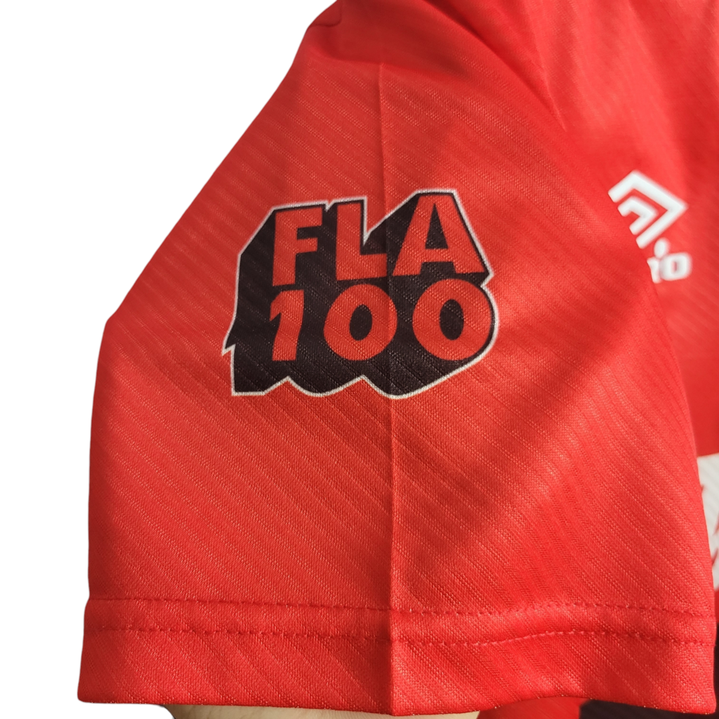 Camisa Flamengo II 1994 - Retrô Umbro - Vermelha e preta