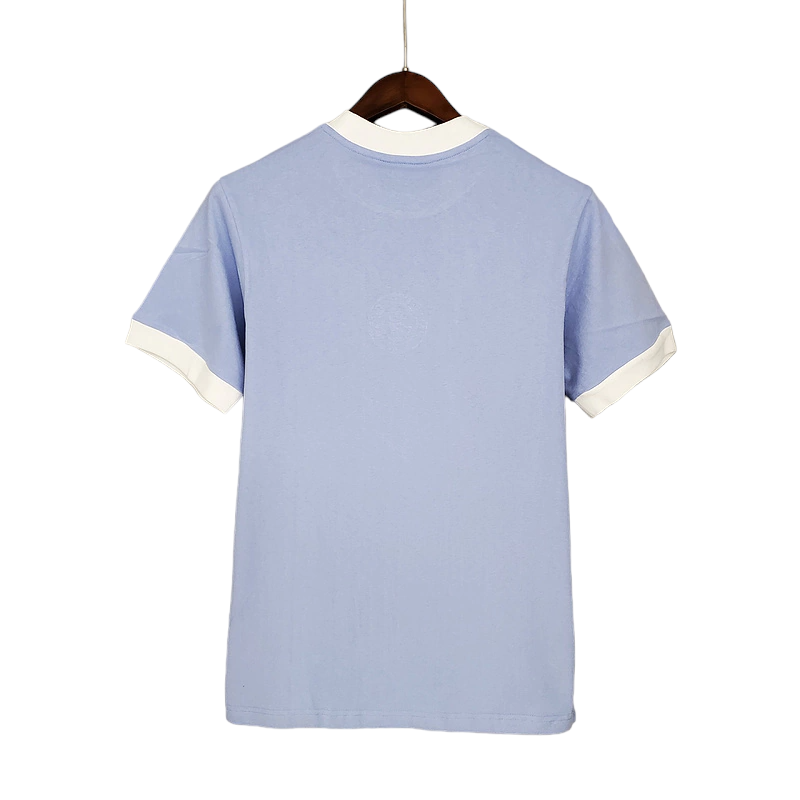 Camisa Manchester City 1972 - Retrô - Azul