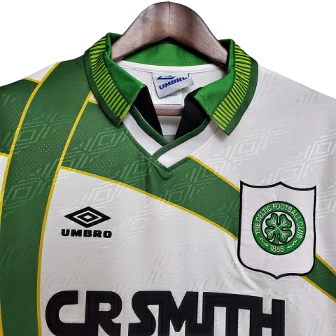 Camisa Celtic 1993/1995 - Retrô Umbro - Branca e Verde