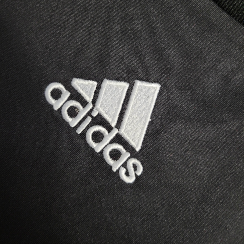 Camisa AC Milan II 2007/2008 - Retrô Adidas - Preta com detalhes em vermelho