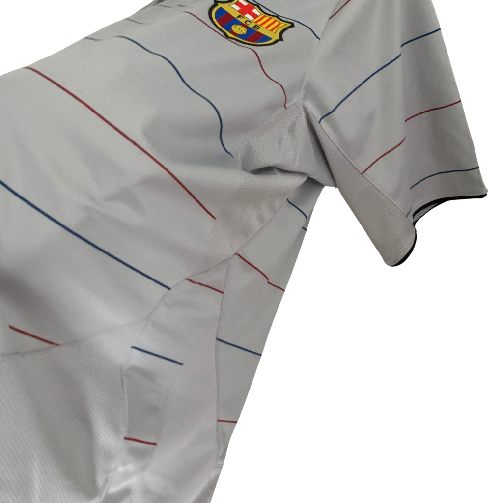 Camisa Barcelona II 2003/2004 - Retrô Nike - Cinza