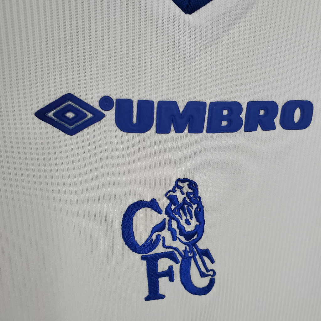 Camisa Chelsea 1998/2000 - Retrô Umbro - Branca