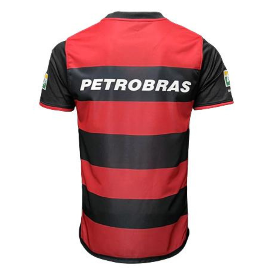 Camisa Flamengo I 2001 - Retrô Nike - Vermelho e preto