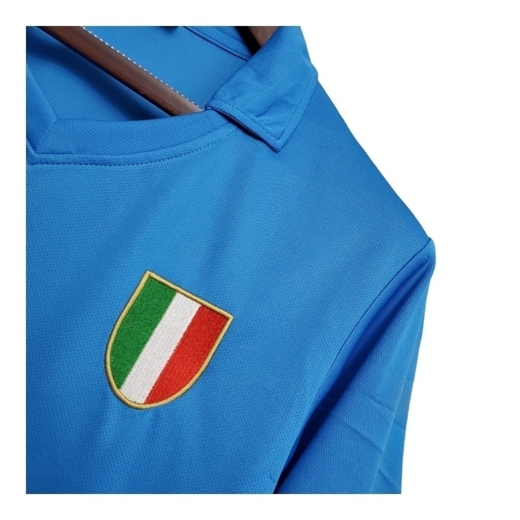 Camisa Napoli I 1987/1988 - Retrô Ennere - Azul