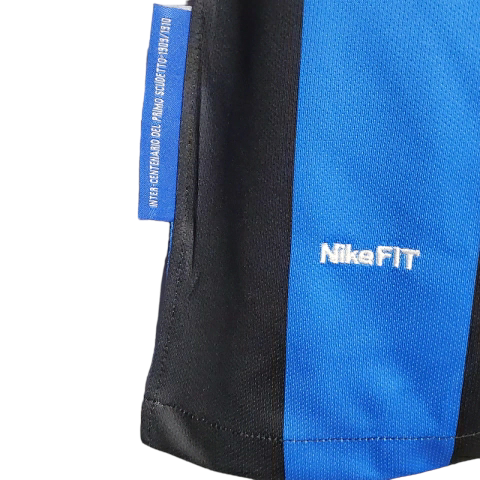 Camisa Inter de Milão I 2009/2010 - Retrô Nike - Azul e preta