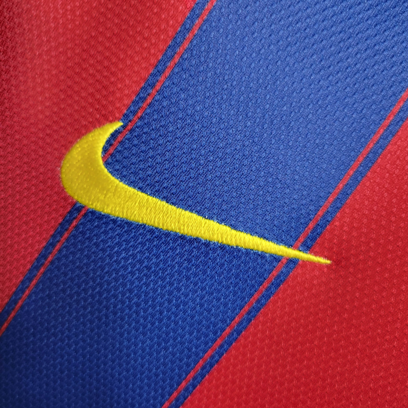 Camisa Barcelona I 2009/2010 - Retrô Nike - Vermelha e azul