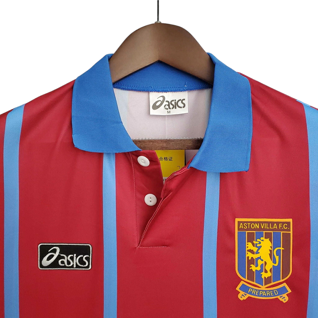 Camisa Aston Villa 1993/1995 - Retrô Asics - Vermelha