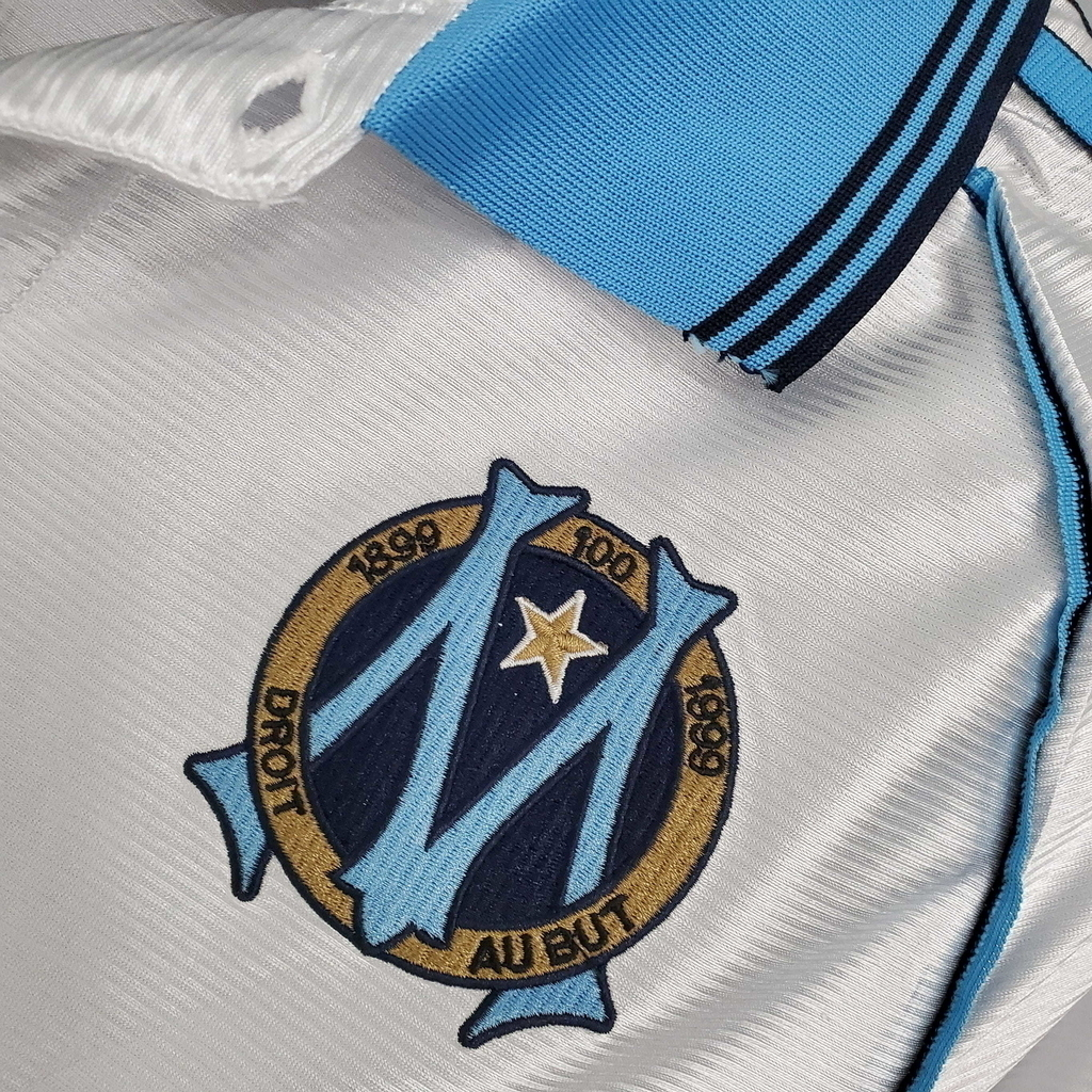 Camisa Marseille 1998/1999 - Retrô Adidas - Branca