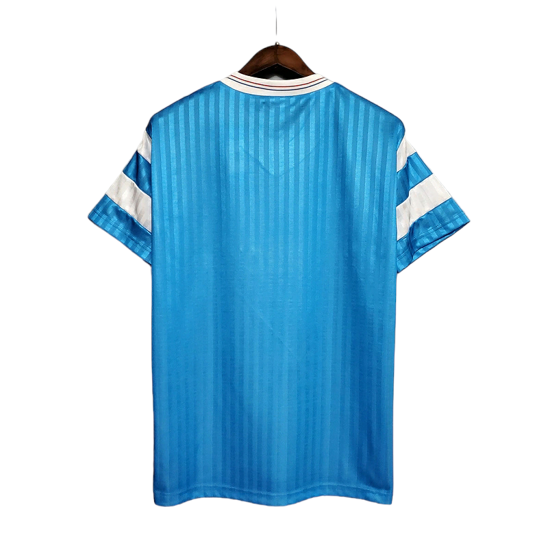 Camisa Marseille 1990 - Retrô Adidas - Azul