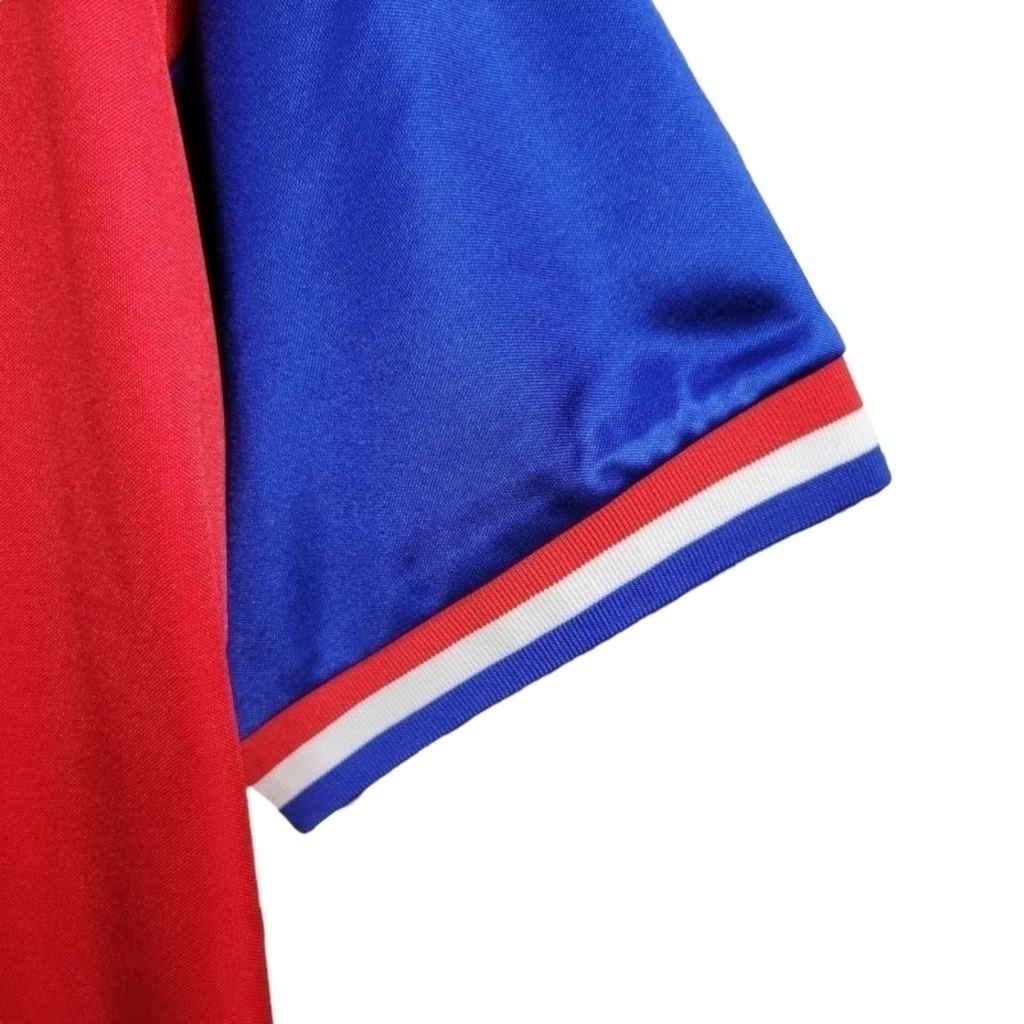 Camisa Bayern Munich I 1993/1995 - Retrô Adidas - Azul e vermelha