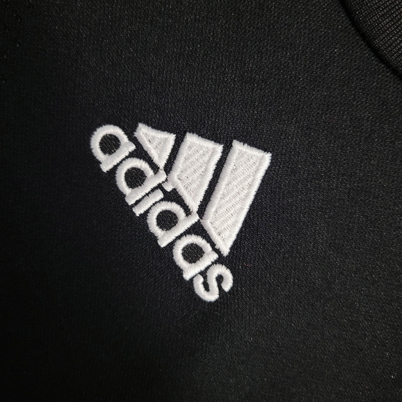 Camisa Real Madrid II 2008/2009 - Retrô Adidas - Preta com detalhes em branco