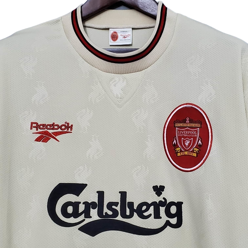 Camisa Liverpool 1996/1997 - Retrô Reebok - Branca