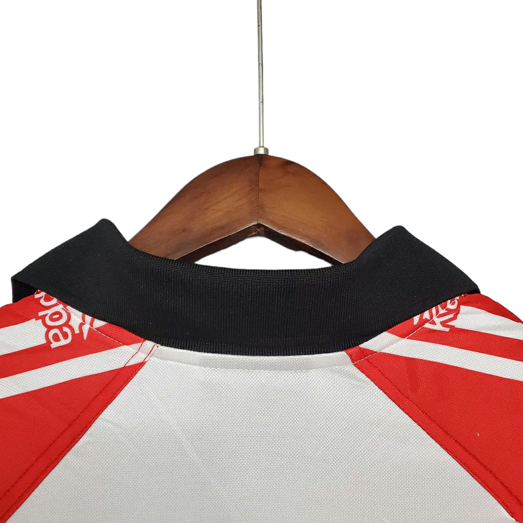 Camisa Athletic Bilbao 1997/1998 - Retrô Kappa - Vermelha e Branca