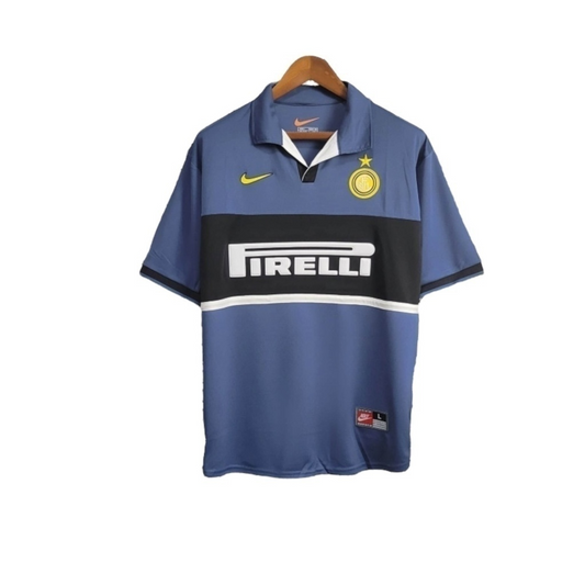 Camisa Inter de Milão I 1998/1999 - Retrô Nike - Azul