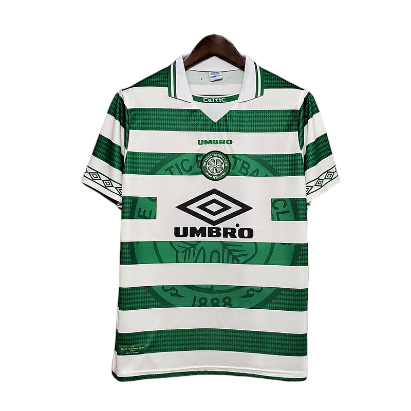 Camisa Celtic 1998/1999 - Retrô Umbro - Verde e Branca