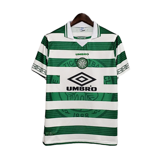 Camisa Celtic 1998/1999 - Retrô Umbro - Verde e Branca