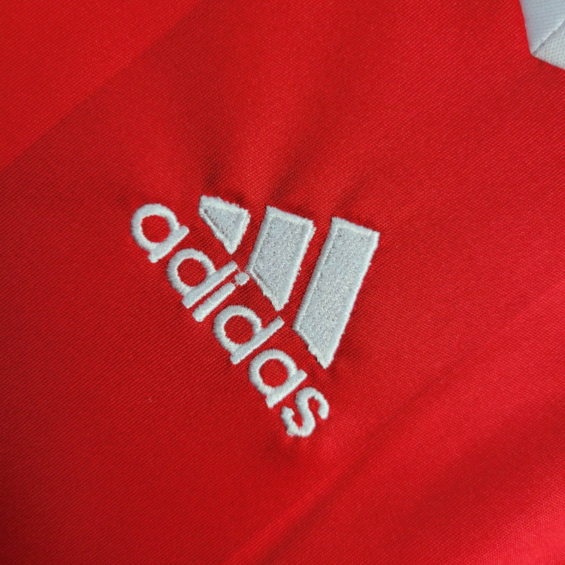 Camisa Liverpool Edição Champions League I 2008/2009 - Retrô Adidas - Vermelha com detalhes em branco