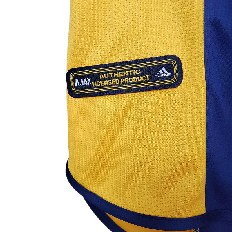 Camisa Ajax II 2000/2001 - Retrô Adidas - Azul e Amarela