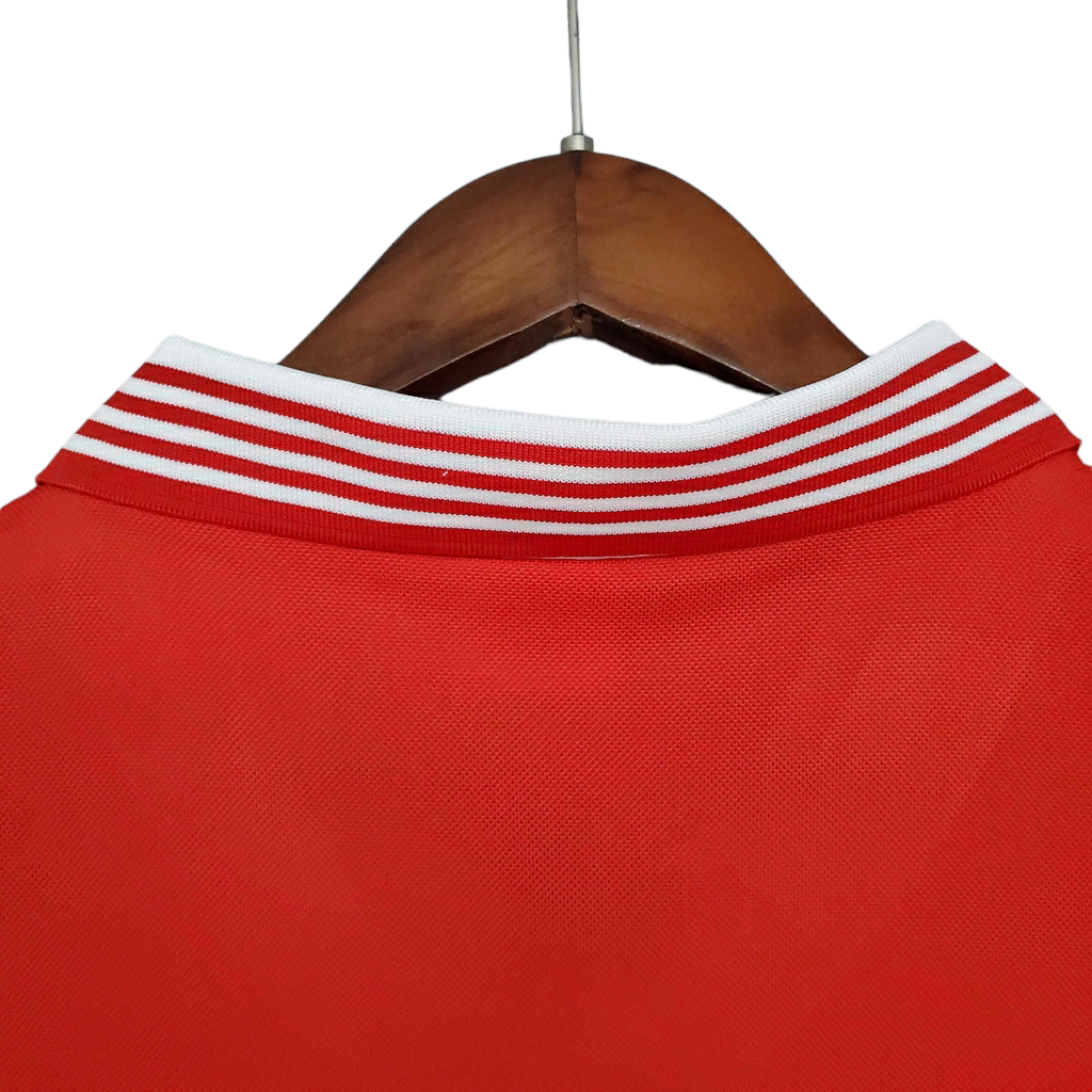 Camisa Manchester United 1977 - Retrô Admiral - Vermelha