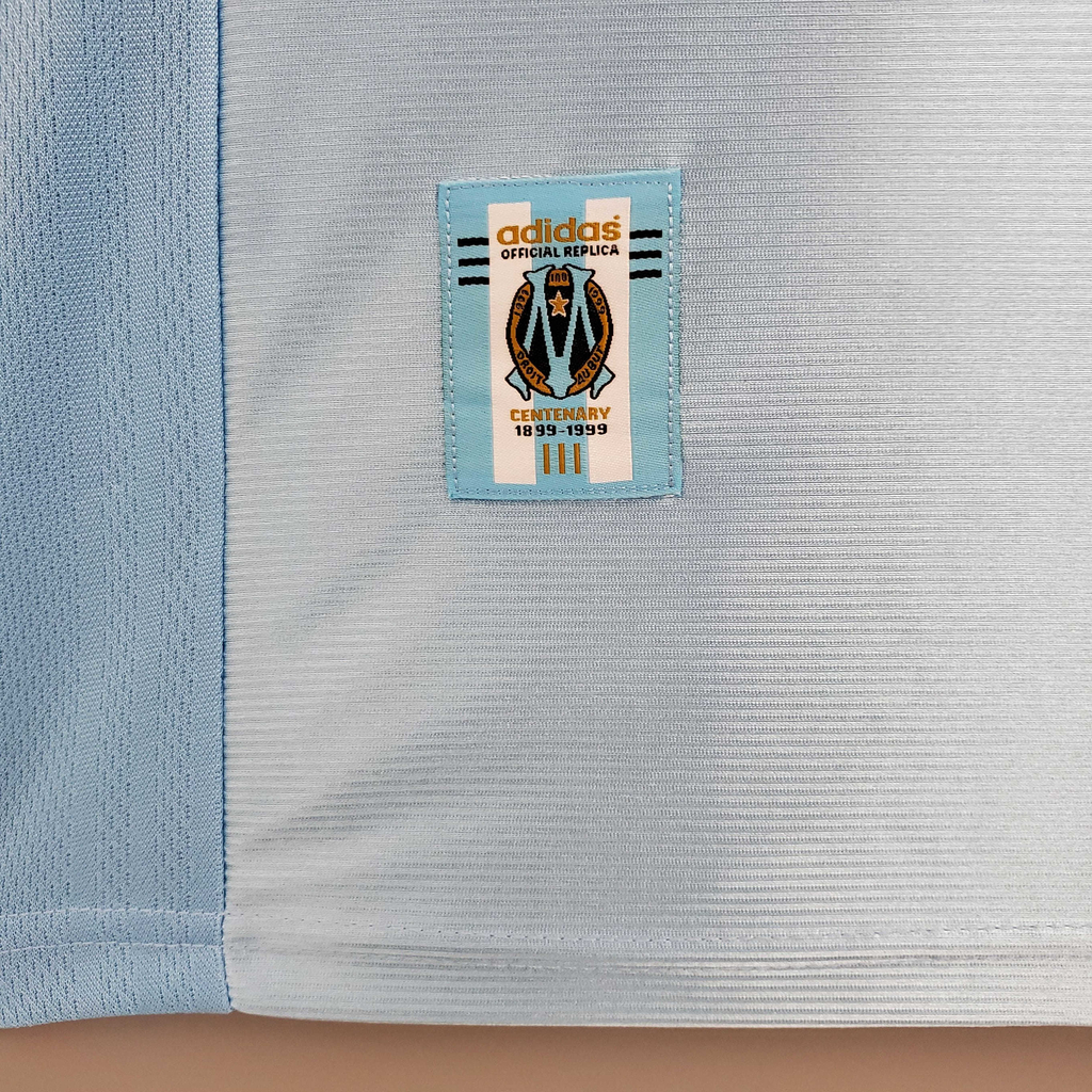 Camisa Marseille 1998/1999 - Retrô Adidas - Azul