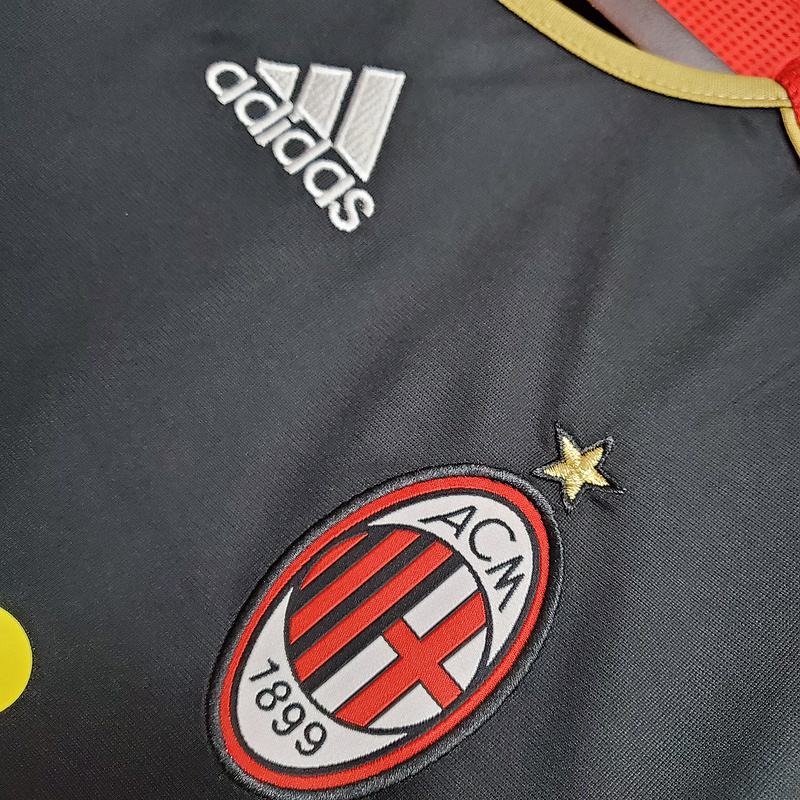 Camisa AC Milan II 2006 - Retrô Adidas - Preta